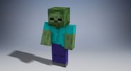 A zombie outside of its natural habitat (Image via cgtrader)